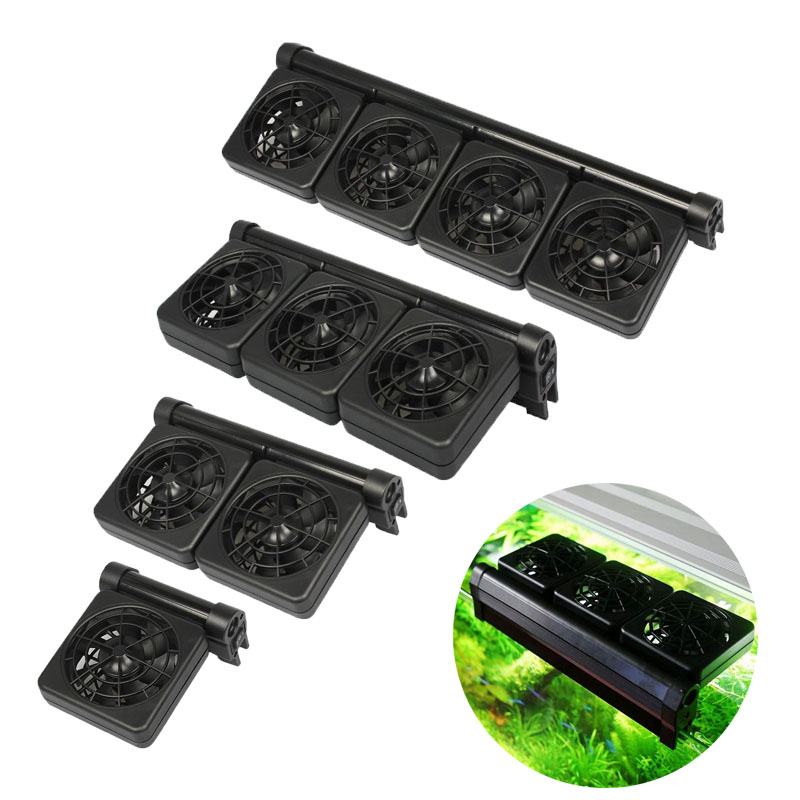 Marine Aquarium Aquascape - 1/2/3/4 Aquarium Fans Chillers Water Temperature
