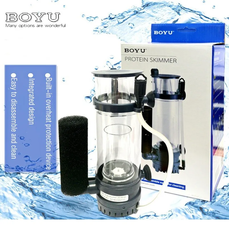 6W/8W BOYU Protein Skimmer Fil - Marine Aquarium Aquascape 评论和价格
