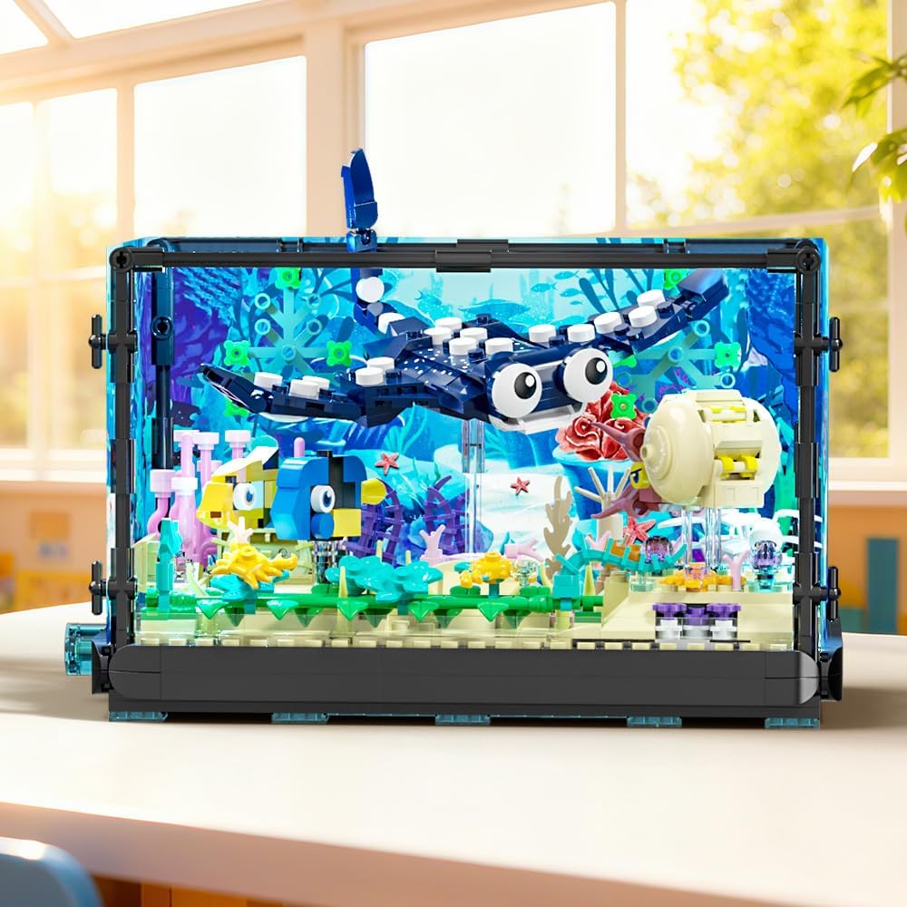 Fish Tank Building Set - Marin - Marine Aquarium Aquascape 评论和价格