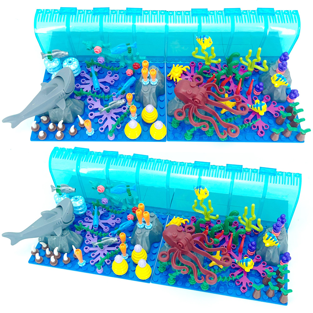 Compatible With LEGO Aquarium  - Aquarium Marine World 评论和价格